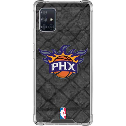 NBA Phoenix Suns Dark Rust Galaxy A51 5G Clear Case