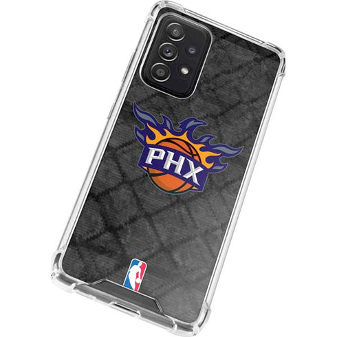 NBA Phoenix Suns Dark Rust Galaxy A52 5G Clear Case