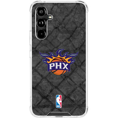 NBA Phoenix Suns Dark Rust Galaxy A54 5G Clear Case