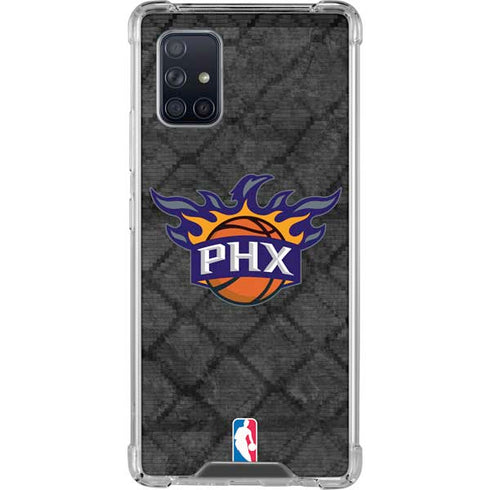 NBA Phoenix Suns Dark Rust Galaxy A71 5G Clear Case