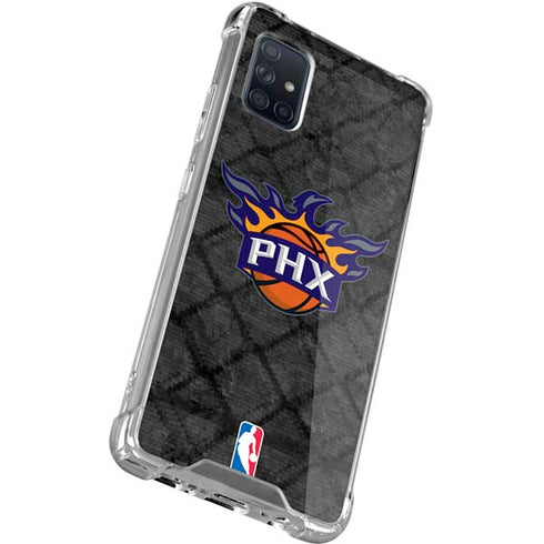 NBA Phoenix Suns Dark Rust Galaxy A71 5G Clear Case