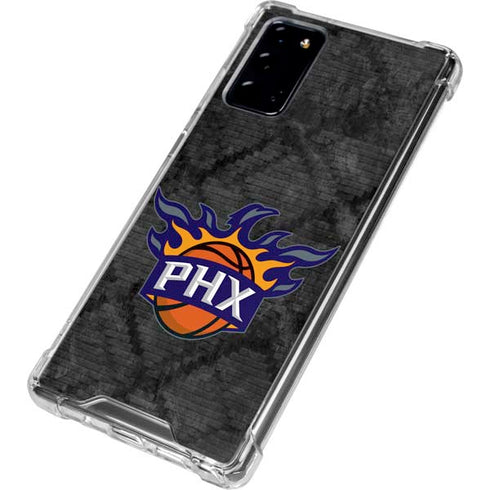 NBA Phoenix Suns Dark Rust Galaxy Note20 5G Clear Case