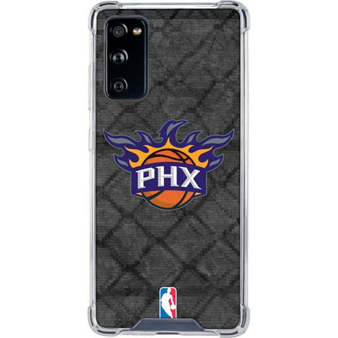 NBA Phoenix Suns Dark Rust Galaxy S20 FE Clear Case