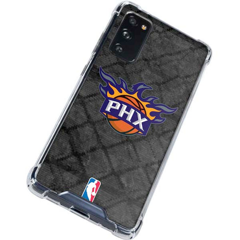 NBA Phoenix Suns Dark Rust Galaxy S20 FE Clear Case