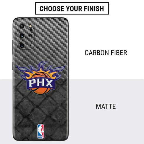 NBA Phoenix Suns Dark Rust Galaxy S20 Plus Skin