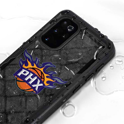 NBA Phoenix Suns Dark Rust Galaxy S20 Plus Waterproof Case