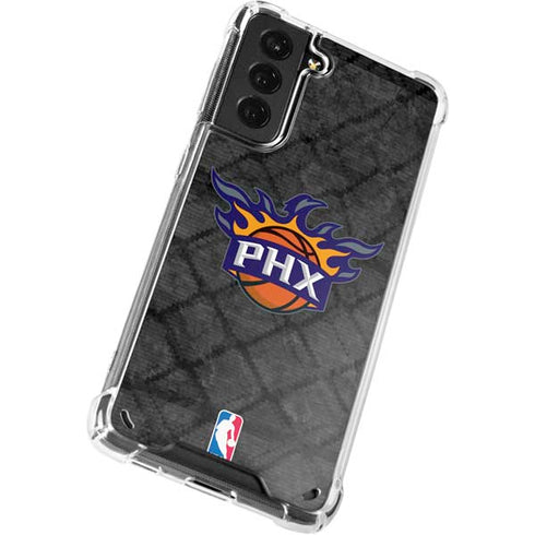 NBA Phoenix Suns Dark Rust Galaxy S21 Plus 5G Clear Case