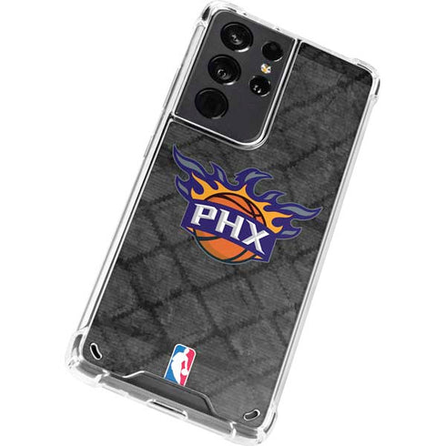 NBA Phoenix Suns Dark Rust Galaxy S21 Ultra 5G Clear Case
