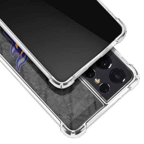NBA Phoenix Suns Dark Rust Galaxy S21 Ultra 5G Clear Case