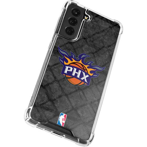 NBA Phoenix Suns Dark Rust Galaxy S22 Clear Case
