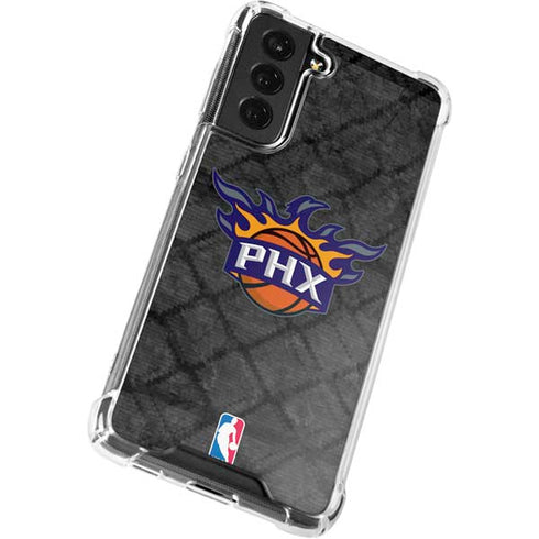 NBA Phoenix Suns Dark Rust Galaxy S22 Plus Clear Case