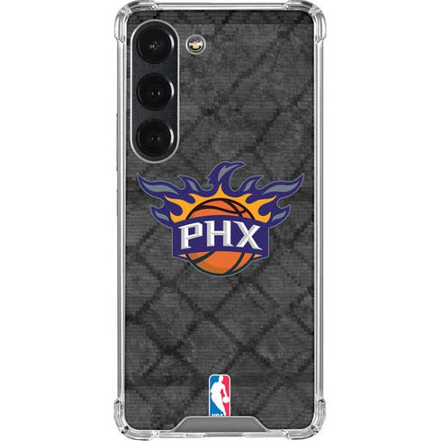NBA Phoenix Suns Dark Rust Galaxy S23 Clear Case