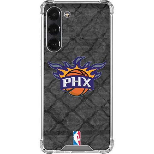 NBA Phoenix Suns Dark Rust Galaxy S23 Plus Clear Case