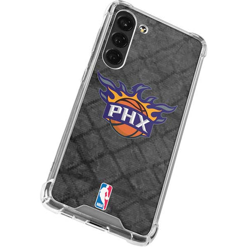NBA Phoenix Suns Dark Rust Galaxy S23 Plus Clear Case