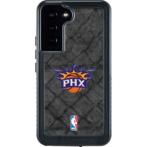 NBA Phoenix Suns Dark Rust Galaxy S23 Plus Waterproof Case