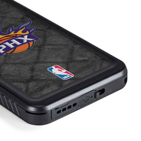 NBA Phoenix Suns Dark Rust Galaxy S23 Plus Waterproof Case