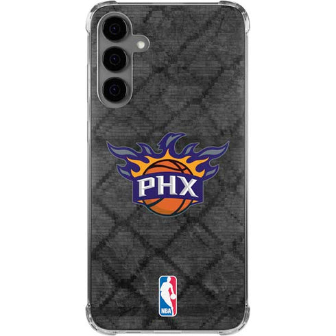 NBA Phoenix Suns Dark Rust Galaxy S24 Plus Clear Case
