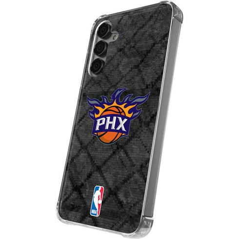 NBA Phoenix Suns Dark Rust Galaxy S24 Plus Clear Case