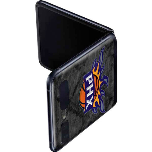 NBA Phoenix Suns Dark Rust Galaxy Z Flip Skin