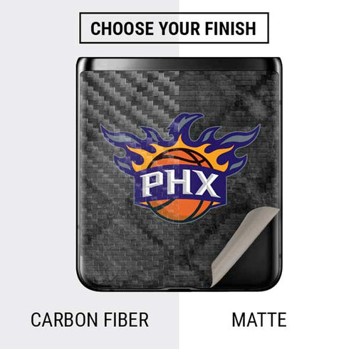 NBA Phoenix Suns Dark Rust Galaxy Z Flip Skin