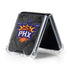 NBA Phoenix Suns Dark Rust Galaxy Z Flip5 5G Clear Case