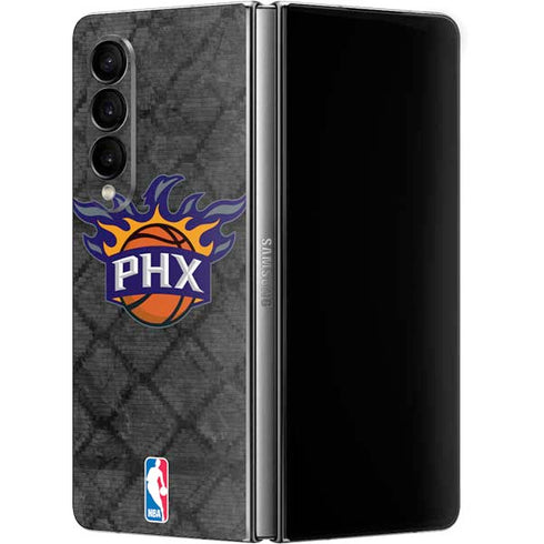 NBA Phoenix Suns Dark Rust Galaxy Z Fold4 5G Skin