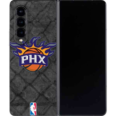 NBA Phoenix Suns Dark Rust Galaxy Z Fold4 5G Skin