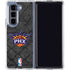 NBA Phoenix Suns Dark Rust Galaxy Z Fold5 5G Clear Case