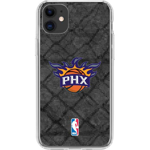 NBA Phoenix Suns Dark Rust iPhone 11 Clear Case
