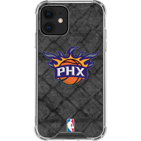 NBA Phoenix Suns Dark Rust iPhone 12 Clear Case