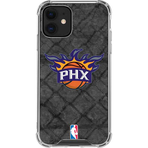 NBA Phoenix Suns Dark Rust iPhone 12 Mini Clear Case