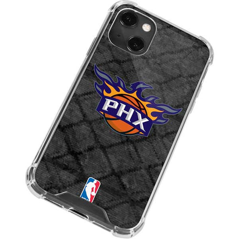 NBA Phoenix Suns Dark Rust iPhone 13 Mini Clear Case
