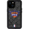 NBA Phoenix Suns Dark Rust iPhone 13 Mini Waterproof Case