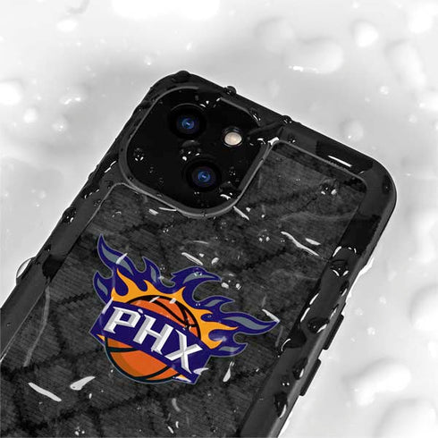 NBA Phoenix Suns Dark Rust iPhone 13 Mini Waterproof Case