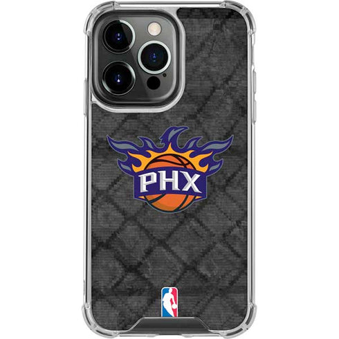 NBA Phoenix Suns Dark Rust iPhone 13 Pro Clear Case