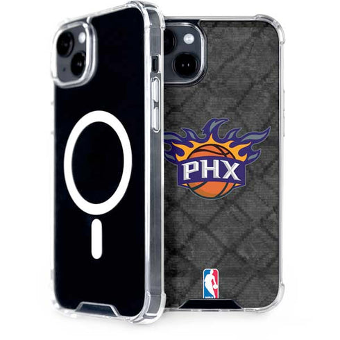 NBA Phoenix Suns Dark Rust iPhone 15 Plus MagSafe Case