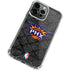 NBA Phoenix Suns Dark Rust iPhone 14 Pro Clear Case