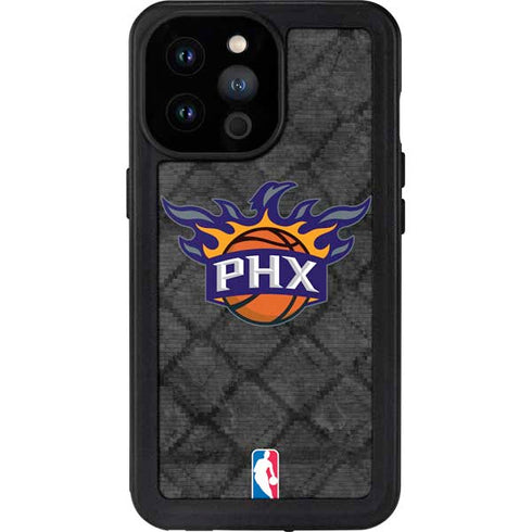 NBA Phoenix Suns Dark Rust iPhone 14 Pro Max Waterproof Case