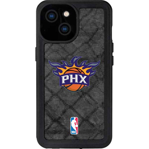 NBA Phoenix Suns Dark Rust iPhone 15 Waterproof Case