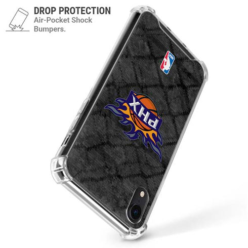 NBA Phoenix Suns Dark Rust iPhone XR Clear Case