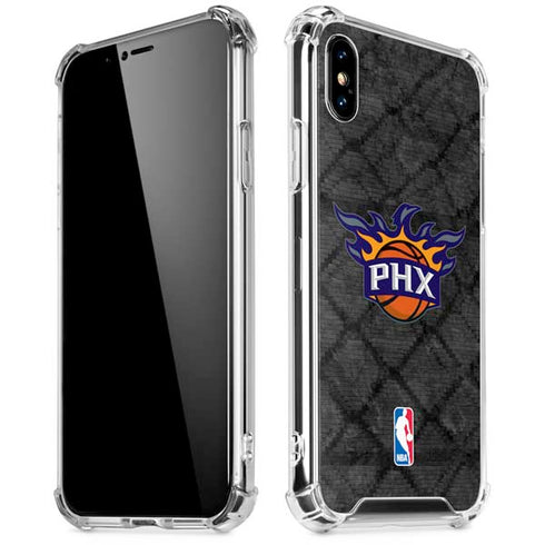 NBA Phoenix Suns Dark Rust iPhone XS Max Clear Case