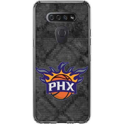NBA Phoenix Suns Dark Rust LG K51/Q51 Clear Case