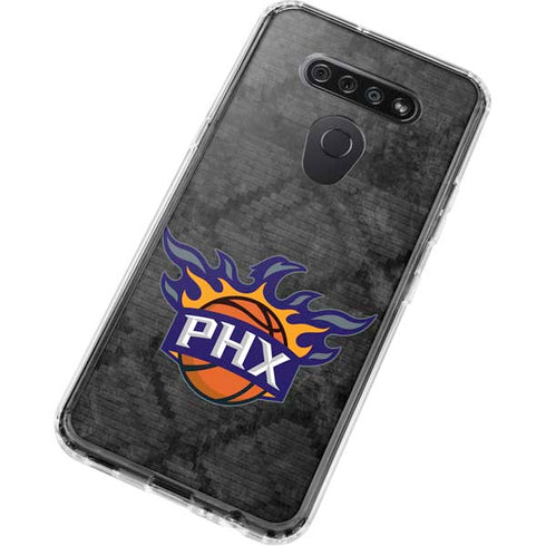 NBA Phoenix Suns Dark Rust LG K51/Q51 Clear Case