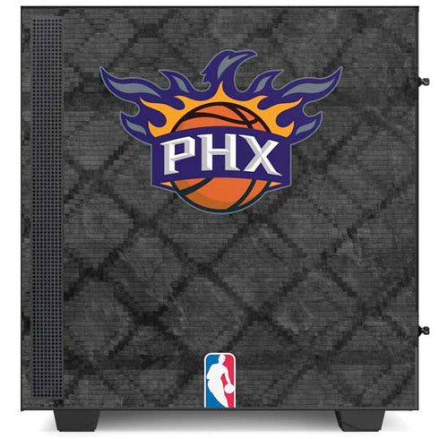 NBA Phoenix Suns Dark Rust NZXT H510 Compact ATX Mid-Tower Case Skin