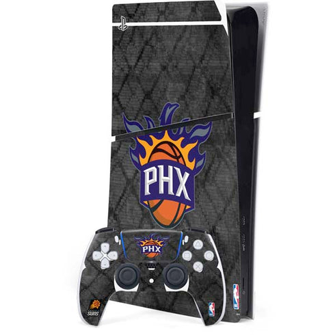 NBA Phoenix Suns Dark Rust PS5 Slim Digital Edition Bundle Skin