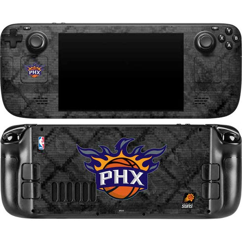 NBA Phoenix Suns Dark Rust Steam Deck Handheld Gaming Computer Skin