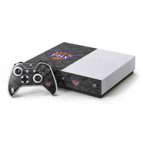 NBA Phoenix Suns Dark Rust Xbox One S Console and Controller Bundle Skin