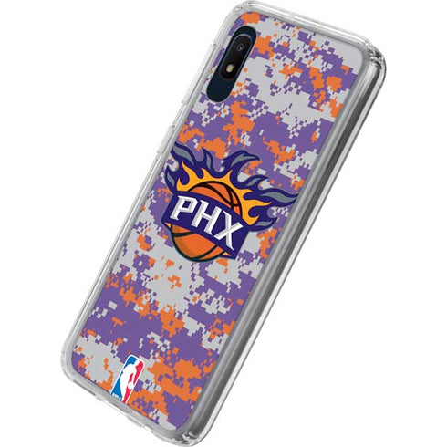 NBA Phoenix Suns Digi Camo Galaxy A10e Clear Case