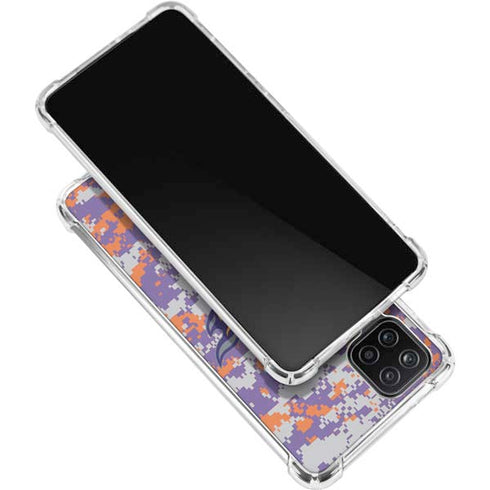 NBA Phoenix Suns Digi Camo Galaxy A12 Clear Case