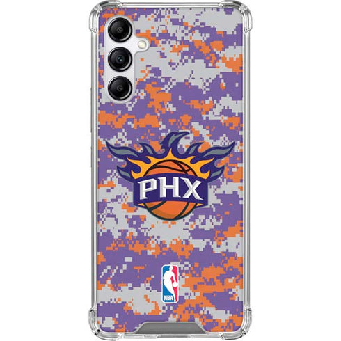 NBA Phoenix Suns Digi Camo Galaxy A15 5G Clear Case